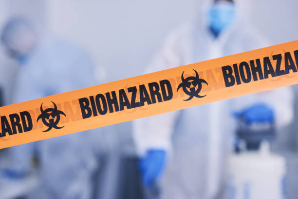 Professional Biohazard technician working in Fairmont, NC